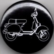 VESPA Pin Badge 25mm - Piaggio
