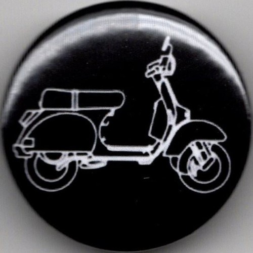 Vespa pin badge 25mm - 25mm, piaggio