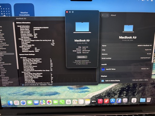 16gb ram 256gb ssd 100 - m3, 100%