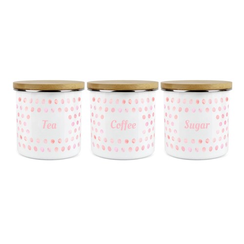 Purely home kitchen - polka, pink