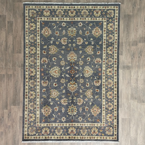 Grey afghan sultanabad rug - afghan,