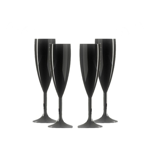 Black polycarbonate champagne - black,