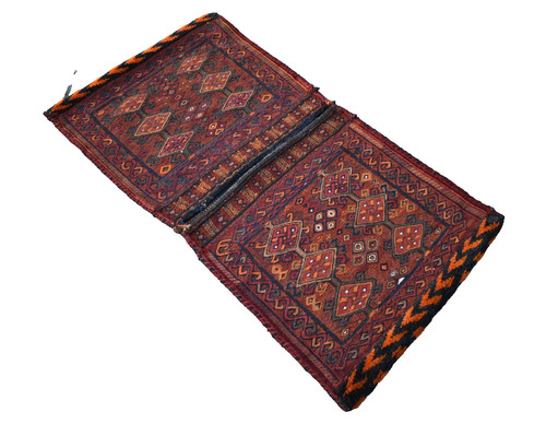 Antique caucasian rug x - antique,