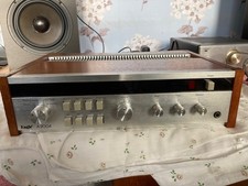 Vintage EAGLE A2004 Stereo Integrated Amplifier Wood Cabinet. (Working).
