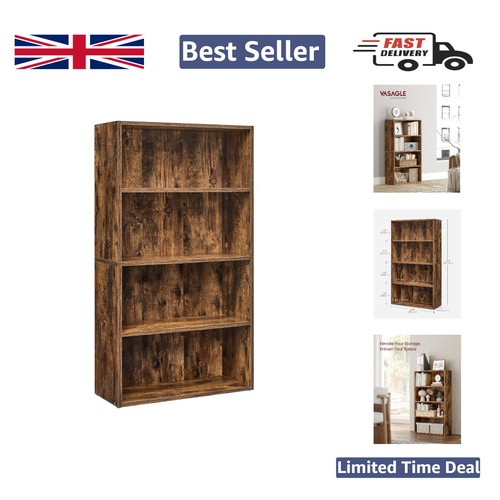 Vintage tier bookcase - 4-tier,