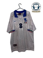 Italy 1994 1995 1996 Away Shirt L #8 Baggio Nike Vintage 90s Football Jersey
