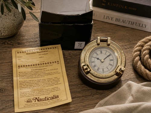 Nauticalia brass porthole desk - nauticalia,