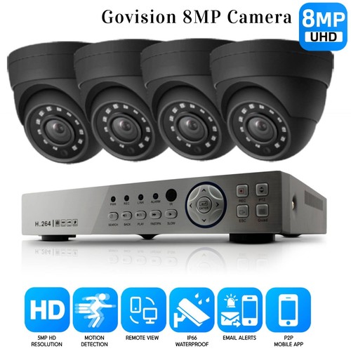 8mp cctv uhd - 4ch, system