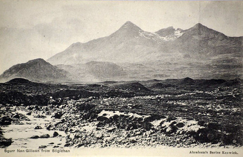 Postcard mists cuillin coolin - cuillin,