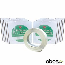 10x Plasterboard Corner Tape Roll Metal Drywall Plastering Corners 50mm x 30m GC