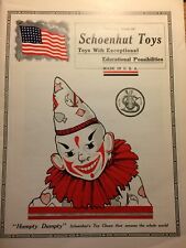 Schoenhut Toys Catalogue 2002 REPRINT of the 43rd Year Catalogue.