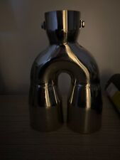 #o...AUTO CHOICE TWIN CIRCULAR OVAL EXHAUST TIP -- PM303