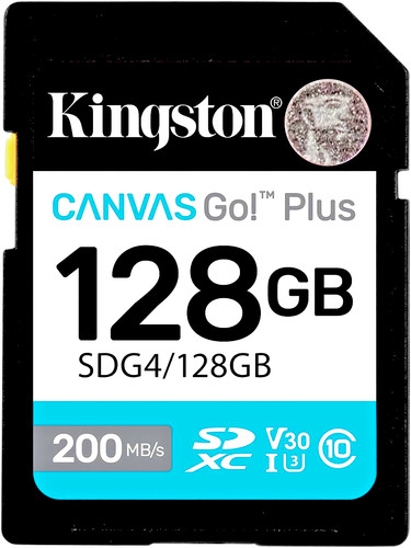 128gb sdxc kingston canvas - 128gb,