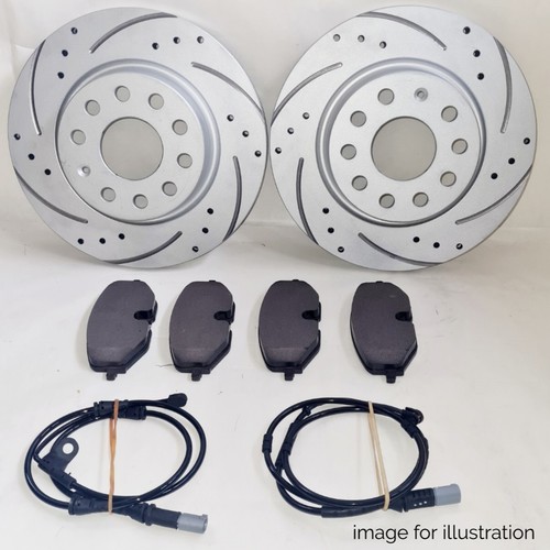 Coated front drilled brake - drilled,