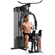 SPORTNOW Home Gym Machine Compact Multi Gym with 45kg Weight Stack