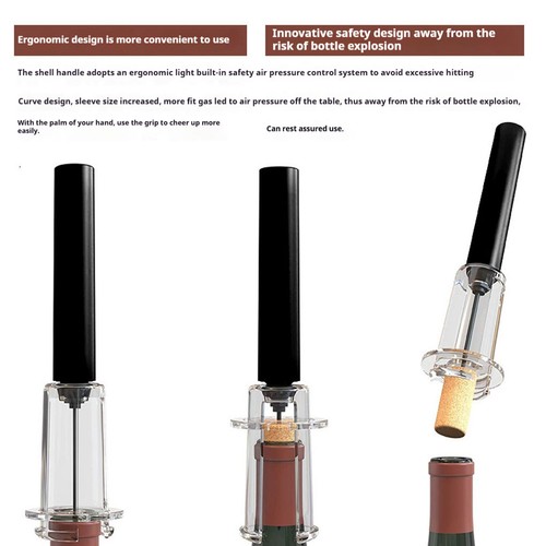 Air pressure wine bottle - air,