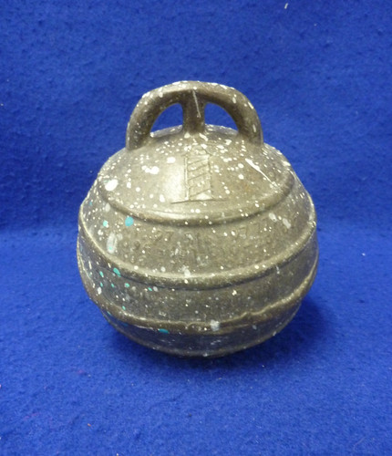 Vintage inch aluminum ball - aluminum,