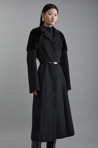 Karen millen women coat uk - coat,