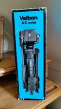 Boxed VELBON CX Mini Camera Tripod.  Adjustable 30cm to 64cm .