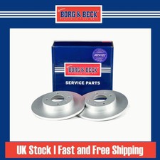 2x Brake Discs Solid For Fiat