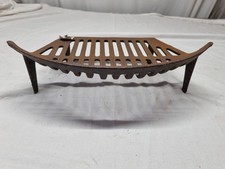 Inglenook Cast Iron Fire Grate  Ext 4.5" H FR 3"H Bk x 14.5"W FR  10"W BK