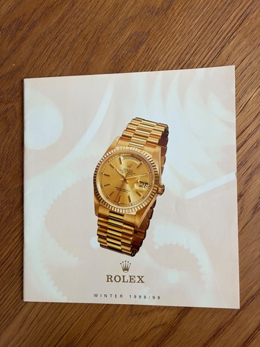 Rolex winter 1998 booklet - rolex,