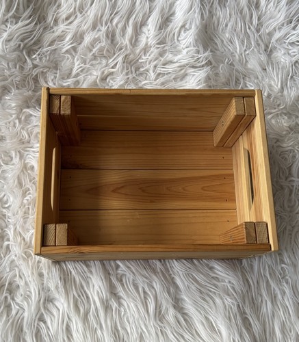 Ikea wooden box decorative - ikea,