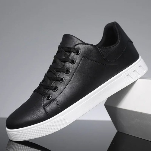Mens faux leather - low, top