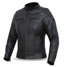 Ladies Motorcycle Leather Jacket Womens Motorbike Wear Dimex