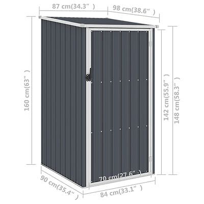 Garden metal shed - metal,