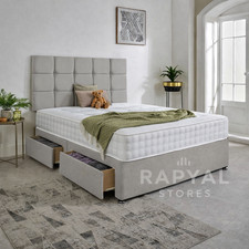 PLUSH DIVAN BED SET WITH