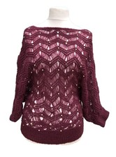 Ladies Plum Jumper Size Small