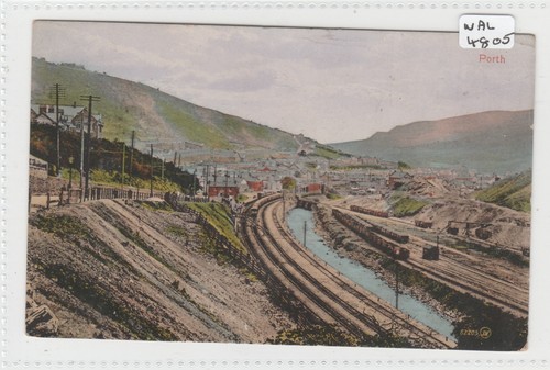 Porth the river rhondda - , and