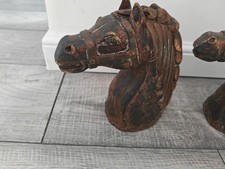 Pair Of  Wood &Copper Head