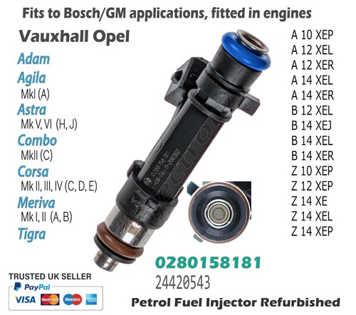 Fuel injector 0280158181 - injector,