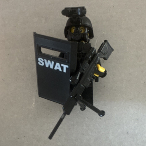 Custom lego swat minifigure - swat, w/
