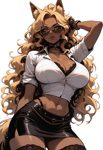Wolf girl secretary vinyl - secretary, car