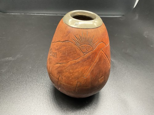 Vintage yerba mate gourd - vintage,
