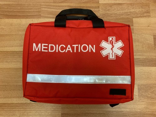 Padded medication drug bag - medication,