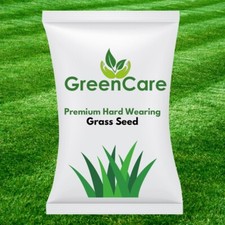 GREENCARE LUXURY HARD-WEARING BACK GARDEN LAWN GRASS SEED 20KG - COVERS 800M2