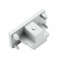 SAXBY Single Circuit Track Dead End Black / Silver /White track light accessory