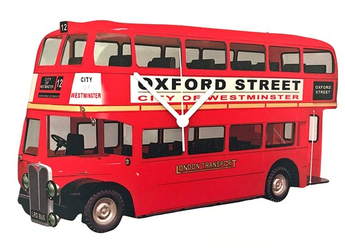 Oxford london bus clock - bus,