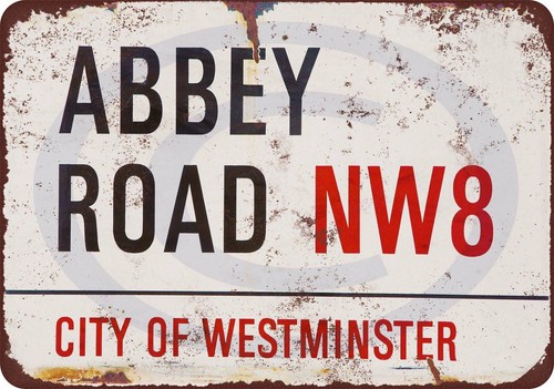 Abbey road the beatles - abbey, vintage
