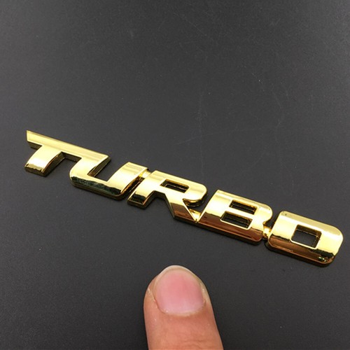 Gold turbo logo car - gold,