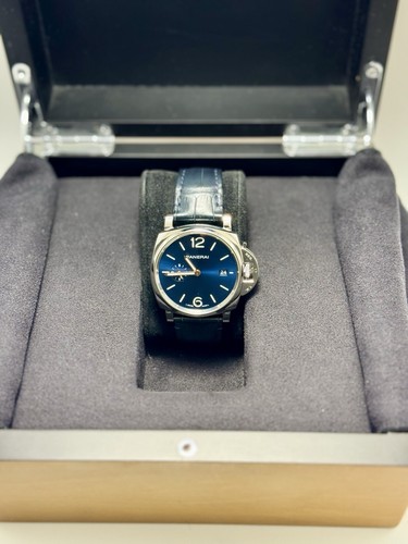 Panerai luminor due - blue, dial