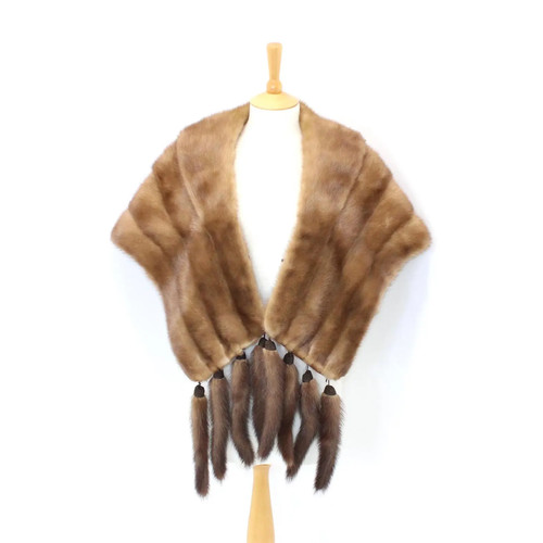 Vintage real mink fur - , stole