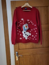 Womans Red Christmas Jumper