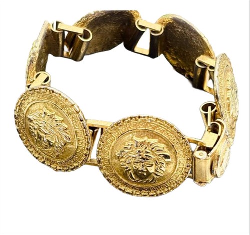 Versace bracelet medusa coin - bracelet,