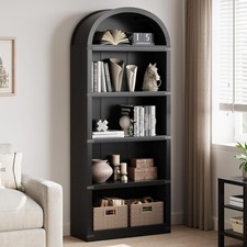Bookcase 5 Shelf Arched