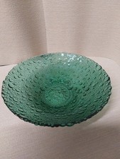 Vintage green glass bubble - green,